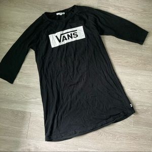 VANS long sleeve t-shirt dress